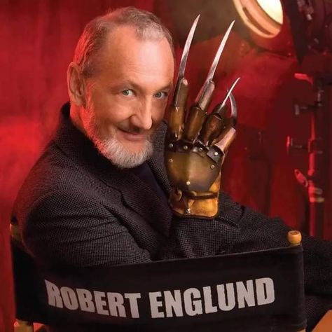 ROBERT ENGLUND Wes Craven Movies, Freddy's Nightmares, Scary Tales, Robert Englund, The Goldbergs, Horror Genre, A Nightmare On Elm Street, Crowdfunding Campaign, Horror Icons