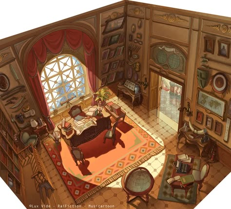 Drawing Room Concept, Interior Concept Art, Room Concept, House Interior Living Room, Bg Design, Fantasy Rooms, Me Design, Interior Living Room, Isometric Art