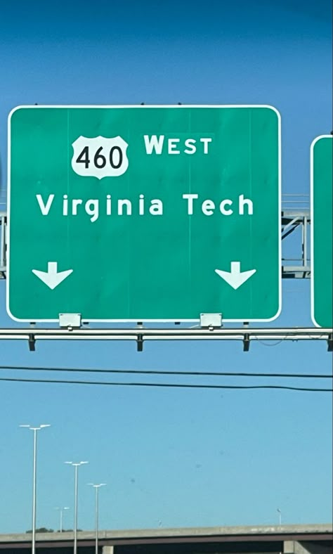 Virginia Tech Aesthetic, Collage Photos, College Acceptance, Tech Aesthetic, Exit Sign, College Aesthetic, Dream Vision Board, Dream College, Tech Art