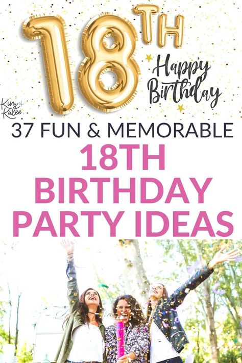 Whether you want a big party or a small get together with friends, these 37 fun and memorable 18th birthday ideas will create memories to last a lifetime! 18th Birthday Ideas, Slumber Party Activities, 17th Birthday Party Ideas, Huge Party, Mystery Dinner Party, Birthday Activities, Sweet Sixteen Parties, 18th Birthday Gifts, 18th Birthday Party