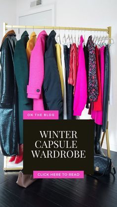 Color Me Beautiful Winter Palette, Cool Color Capsule Wardrobe, Winter Colours Outfits, Colors To Wear In Winter, Capsule Wardrobe For Cool Winter Type, Clear Winter Color Palette Outfits Capsule Wardrobe, Pink Capsule Wardrobe Winter, Winter Colour Season Outfits, Colourful Winter Capsule Wardrobe