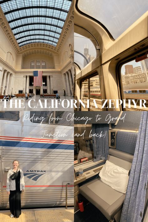 The California Zephyr! Riding from Chicago to Grand Junction (and back) California Zephyr, Train Trip, Grand Junction, Train Journey, Union Station, United States Travel, Usa Travel, Train Travel, America Travel