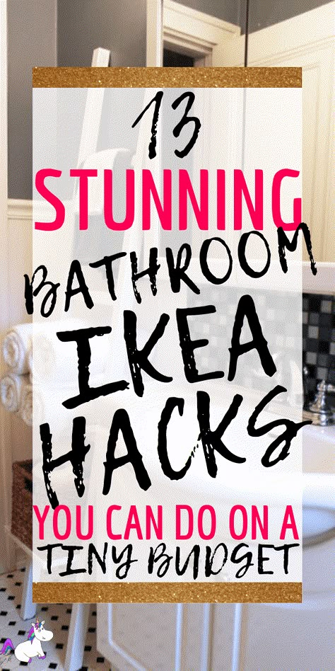 Bathroom Ikea, Bathroom On A Budget, Best Ikea Hacks, Ikea Desk Hack, Bathroom Hacks, Decor Western, Ikea Bathroom, Ikea Hack Ideas, Organizing Hacks