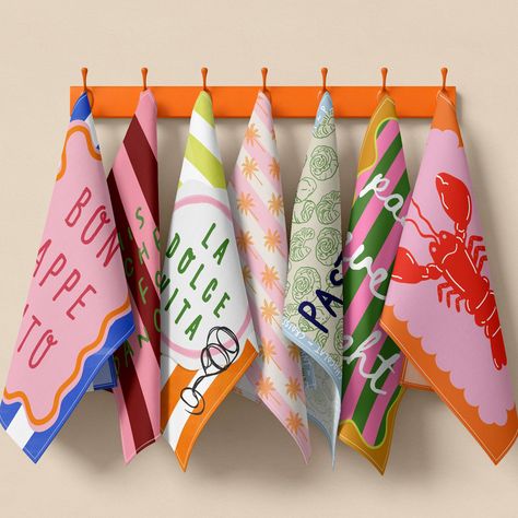 ☀️ Summer vibes, meet your new kitchen must-have! 🌸 Our limited-edition summer tea towels are almost gone! Perfect for BBQs, picnics, and all your sunny dinner parties ✨ Get yours before they're all sold out, 2 for £20! #ColorfulKitchen #KitchenInspo #KitchenGoals #VibrantLiving #KitchenDecor #PopOfColor #HomeStyle #InteriorDesign #KitchenVibes #BrightAndBold #HappyKitchen #CheerfulSpaces #KitchenCrush #DesignDreams #CookInStyle Pop Of Colour Decor, Pink Tea Towels, Deco Pastel, Doing Dishes, Summer Tea, Happy Kitchen, Pink Tea, Frame Card, Morning Tea