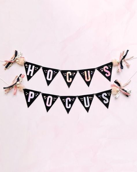 Pink Hocus Pocus Wallpaper, Hocus Pocus Banner Free Printable, Hocus Pocus Mickey Ears, Hocus Pocus Amuck, It’s Just A Bunch Of Hocus Pocus, Diy Banner, Mom Diy, Halloween Banner, Pink Halloween