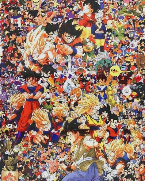 Dbz Poster, Comic Poster, Character Collection, Dragon Balls, Dragon Ball Gt, Print Packaging, Anime Comics, Poster Size, Dragon Ball Z