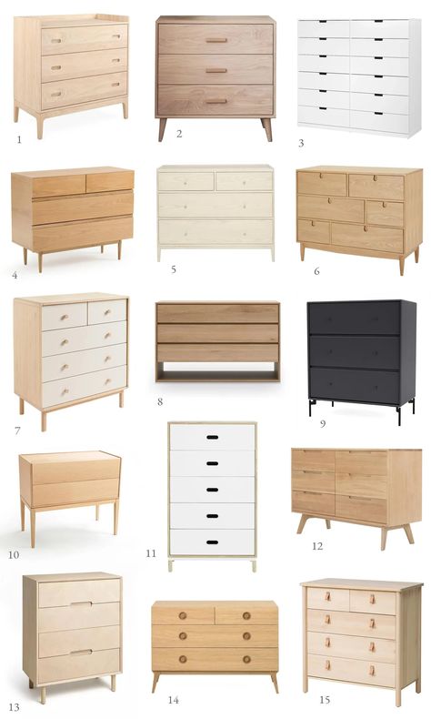 Minimalist Chest Of Drawers, Scandinavian Chest Of Drawers, Bedroom Storage Solutions, Bedroom Storage For Small Rooms, Minimalist Bedroom Furniture, Chest Of Drawers Design, Scandinavian Room, Drawers Design, Decor Ideas Bedroom