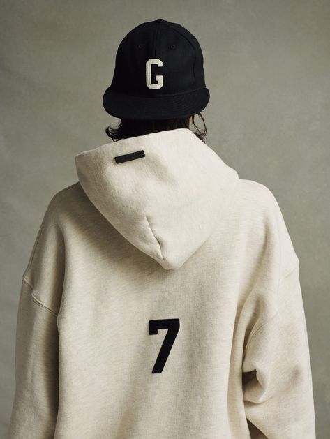 Lookbook | THE SEVENTH COLLECTION | Fear of God Oversize Pullover, Loose Hoodie, American Denim, Fear Of God, Military Inspired, Style Outfits, Hoodie Design, Nike Jacket, Clothing Brand