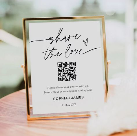 Wedding Honeymoon Fund, Honeymoon Fund Sign, Honeymoon Wish, Wedding Qr Code, Wedding Fund, Qr Code Sign, Wedding Poster, Honeymoon Fund, Wedding Posters