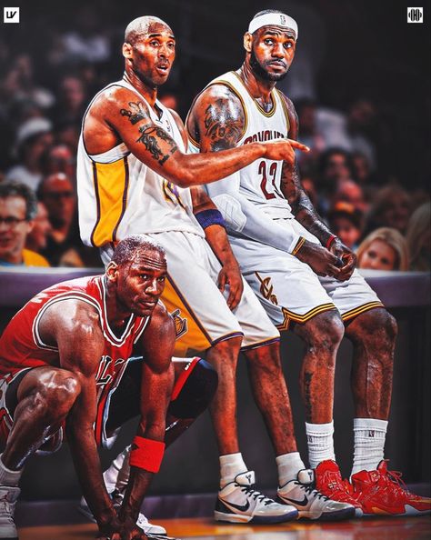 Michael Jordan, Kobe Bryant, & LeBron James Lebron James Michael Jordan, Nba Pics, Lebron Jordan, Kobe Bryant Lebron James, Rip Kobe, Kobe Bryant Michael Jordan, Lebron James Wallpapers, Nba Wallpaper, Kobe Bryant Poster