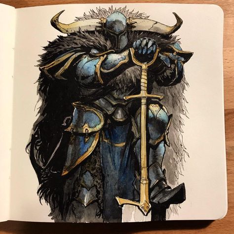 Jason Chan's Inktober Shovel Knight | Shovel Knight | Know Your Meme Jason Chan, Shovel Knight, Warhammer 40k Art, Knight Art, Fantasy Armor, Warhammer Fantasy, Armor Concept, Fantasy Warrior, Day 7