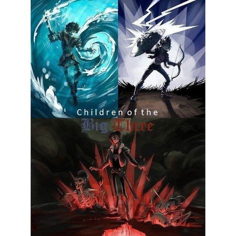 Poseidon Percy Jackson, Zeus And Hades, Camping Pictures, The Big Three, Zio Rick, Rick Riordan Series, Jason Grace, Percy Jackson Quotes, Percy Jackson Fan Art