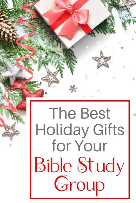 As we approach the holiday gift-giving season, we don't want to forget about the wonderful friends in our Bible study groups. There are so many gift ideas for Bible study group members that you may just want to get them all! Here are some of my top picks that will not only make them feel loved and appreciated but will also help them during their time with God each day. #giftguides #christiangiftsideas #biblestudy #christmas #kingdombloggers Bible Study Group Gift Ideas, Diy Gifts For Bible Study Group, Small Group Christmas Gifts, Small Gifts For Large Groups, Gift Ideas For Bible Study Group, Christmas Gifts For Bible Study Ladies, Christmas Gift Ideas For Friend Group, Gifts For Bible Study Ladies, Christmas Gifts For Church Members