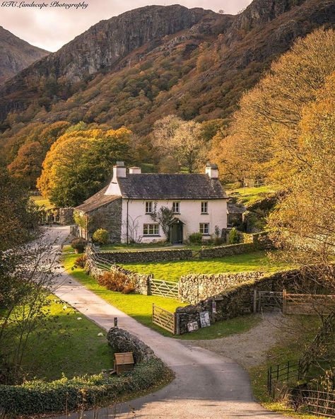 Yew Tree Farm, Lake District, UK Landscape Edging Stone, Yew Tree, English Cottages, Landscape Edging, Landscape Photography Nature, Dream Cottage, Tree Farm, Tree Farms, English Countryside