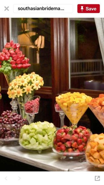 Breakfast Brunch Party, Fruit Buffet, Party Food Bars, Fruit Table, Fruit Platter Designs, Fruit Platters, Fruit Trays, Fruit Displays, Party Food Buffet