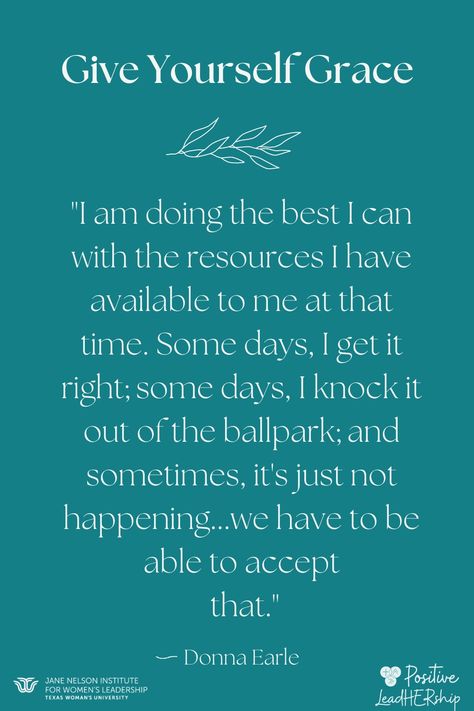 Giving yourself grace is one of the most necessary things to do for your mental health as a mother. We wear many hats and juggle countless responsibilities. Some days, you soar high and achieve greatness; other days, you face challenges. It is impossible to be perfect at all times, so be forgiving of yourself. You are doing the best you can, and your children know that. What are some of the things you say to yourself to give yourself grace? #motivationalmonday #mom #donnaearle #embracegrace Women Wear Many Hats Quotes, Give Myself Grace Quotes, Giving Myself Grace Quotes, Quotes About Facing Challenges, Giving Grace To Others Quotes, Giving Yourself Grace Quotes, Giving Grace Quotes, Give Grace Quotes, Facing Challenges Quotes