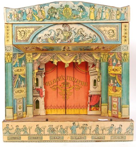 Barbie Theater, Theatre Backdrops, Vintage Theater, Bicycle Tattoo, Paper Theatre, Toy Theatre, Vintage Theatre, Creative Invitations, Victorian Dollhouse