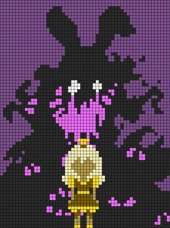 Fnaf Grid Art, Fnaf Cross Stitch, Fnaf Alpha Pattern, Fnaf Pixel Art Grid, Fnaf Perler Beads, Fnaf Crochet, Pixel Art Fnaf, Fnaf Pixel Art, Fnaf Crafts