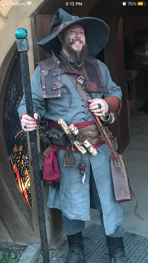 Ren Fair Male Outfit, Rennaisance Outfits Male, Ren Faire Blacksmith, Male Wizard Outfit, Ren Faire Wizard Male, Male Druid Costume, Warlock Outfit Male, Rem Faire Outfit Men, Men�’s Renn Faire Costume