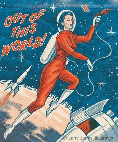 Atom Punk, Space Girls, Retro Space, Retro Future, Retro Sci Fi, Space Girl, Atomic Age, Vintage Space, Space Suit