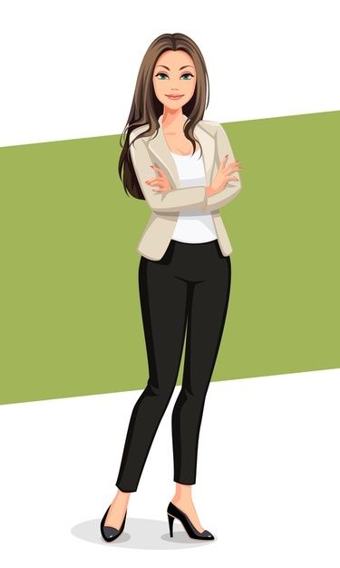 Stylish business woman illustration | Premium Vector #Freepik #vector #design #fashion #character #cartoon Business Woman Illustration, Woman Illustration, Marketing Social Media, Social Media Platforms, Business Women, Premium Vector, Art Girl, Avatar, Character Design