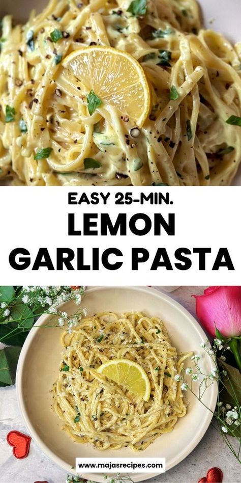 Savor the zest of Easy Creamy Lemon Garlic Pasta Recipe - a fresh and flavorful dish that's perfect for any night.  lemon pasta recipes | lemon garlic pasta | creamy lemon pasta | lemon pasta sauce | lemon garlic pasta sauce | lemon garlic pasta recipes | lemon garlic pasta shrimp | lemon garlic pasta chicken | lemon garlic pasta salad | lemon garlic pasta with chicken | lemon garlic pasta vegan | lemon garlic pasta with shrimp | lemon garlic pasta creamy | lemon garlic pasta primavera | creamy lemon garlic pasta | healthy lemon garlic pasta | simple lemon garlic pasta Elbow Pasta Recipes Easy, Sausage And Pasta Recipes Easy, Easy Cheese Pasta, Easy Beef Pasta, Easy Baked Pasta Recipes, Chicken And Pasta Recipes Easy, Healthy Pasta Recipes Easy, Creamy Lemon Garlic Pasta, Garlic Lemon Pasta