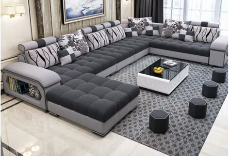 Furniture Factory Provided Living Room Sofas/Fabric Sofa Bed Royal Sofa Set 7 Seater Living Room Furniture Designs Royal Sofa, Sofas Fabric, Latest Sofa, Latest Sofa Designs, Luxury Sofa Design, Corner Sofa Design, Room Sofa Design, Modern Sofa Set, Modern Sofa Living Room