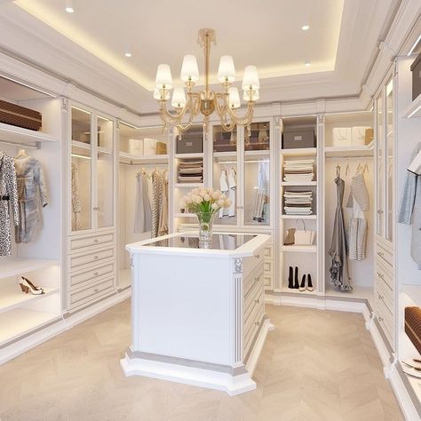 Master Closet Design, House Closet, A Walk In Closet, Luxury Closets, Closets Design, Beautiful Closets, Dream Closet Design, Walk In Closet Design, Walking Closet