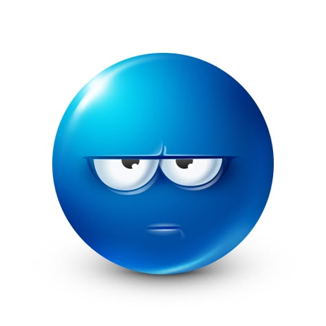 Peeved | Symbols & Emoticons Blue Emoticon, Free Smiley, Blue Emojis, Emoji Man, Emoji Memes, Images Emoji, Cool Emoji, Emoticons Emojis, Cursed Emojis