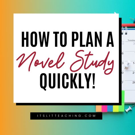 Are you avoiding creating a plan for your next novel study? Not sure how to fit in everything that you and your students need to do? This blog post breaks down how to map out a full novel study unit in under an hour! Click to save yourself time and plan that book study right now! #itslitteaching #novelstudy #highschoolenglish #secondaryela How To Do A Novel Study, High School Novel Study, Study Guide Template, Novel Study Activities, Novel Study Units, Peer Editing, Tech Ideas, Book Creator, Reading Day