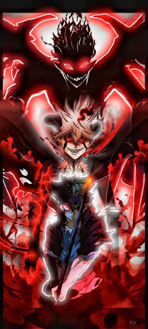 Asta Demon Wallpaper, Black Asta Wallpaper, Jujitsu Kaisen Wallpapers, Mix Anime Wallpaper, Asta Wallpaper 4k, Black Clover Asta Full Demon, Evil Anime Wallpaper, Black Clover Asta Wallpaper, Asta Demon Form Wallpaper