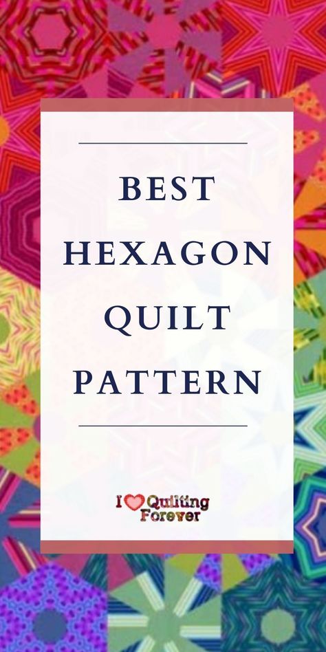 Octagon Quilting Designs, How To Hexagon Quilt, Hexagon And Triangle Quilt Pattern, Harmony Quilt Pattern, Hexagon Patchwork Ideas, Hexie Projects Free Pattern, Hexagon Quilt Designs Layout, Quilting A Hexagon Quilt, Sewing Hexagons Together