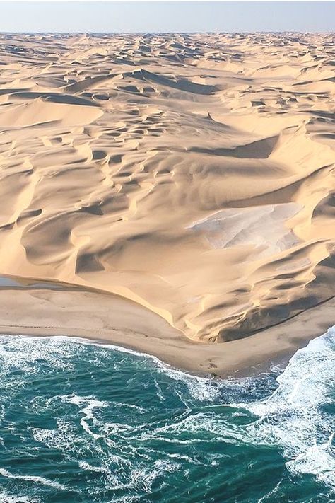 Namibia. Den passenden Koffer findet ihr bei uns: https://www.profibag.de/reisegepaeck/ Namib Desert, In The Desert, Africa Travel, Sand Dunes, Botswana, Places Around The World, The Desert, Aerial View, Amazing Nature