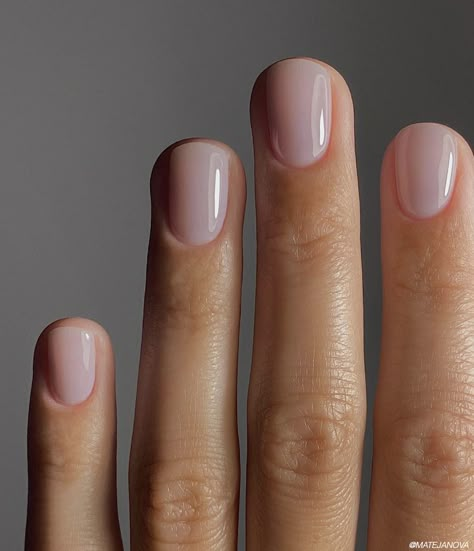 Introducing BB Cream Nails: The Subtle Nail Trend You Need to Try Now - Bangstyle - House of Hair Inspiration Soap Nails, Short Classy Nails, Natural Nails Manicure, New Nail Trends, Subtle Nails, Nail Polish Trends, Pink Gel, Makijaż Smokey Eye, Cream Nails