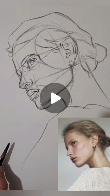 Course | Tips | exercises on Instagram: "Realistic Drawing course in my bio 📙  . . . . . . #draw #drawingtutorial  #tutorial #realism #portrait  #portraitdrawing #reels #explore" Portrait Painting Tutorial, Portrait Drawing Tips, Realism Portrait, Realistic Drawing, Drawing Course, Drawing Exercises, Color Pencil Art, Realistic Drawings, Human Figure