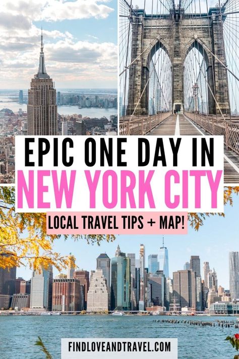 Nyc Day Trip, One Day In Nyc, New York Day Trip, New York Guide, New York Itinerary, What To Do In Nyc, Day Trip To Nyc, Nyc Attractions, Nyc Itinerary