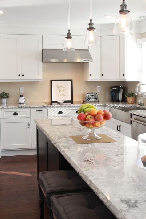 Dovedale Cambria Quartz, White Quartz Countertop Kitchen With Backsplash, Cambria Quartz Kitchen Countertops The Home Depot, Small Kitchen With Quartz Countertops, New Quay Cambria Kitchen, Oakleigh Cambria Quartz, Sandgate Cambria Quartz, Kitchen Backsplash Trend 2023, Cambria Summerhill Quartz Countertops