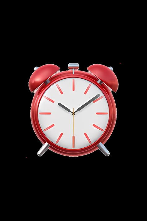 The emoji ⏰ Alarm Clock depicts a classic alarm clock with a round face and two bells on top. The clock face is white with black numbers and hands, and there are two buttons on top of the clock. The bells are silver and have a small hammer between them. The clock is set at a specific time, which varies depending on the platform. Overall, the emoji looks like a traditional analog alarm clock that you might find on a bedside table. Iphone Clock, Srećan Uskrs, Alarm Clock Iphone, Iphone Alarm, Clock Png, Ios Emojis, Iphone Png, Emojis Iphone, Apple Emojis