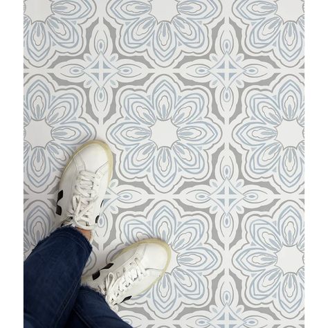 FloorPops 12'' x 12'' x 25.4 mm Tile & Reviews | Wayfair Peel And Stick Floor Tiles, Stick Floor Tiles, Wood Plank Art, Laundry Room Flooring, Beige Color Palette, Peel And Stick Floor, Vinyl Floor Tiles, Cottage Renovation, Tile Saw