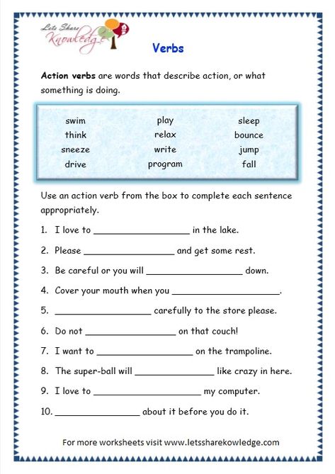 page 7 verbs worksheet Verbs 3rd Grade, Verbs Grade 1 Worksheet, Grade 3 Language Worksheets, Worksheet On Verbs For Class 3, Grade 3 Lessons Activities, Verbs Worksheet Class 4, Verb Worksheets 4th Grade, Grade 3 Grammar Worksheets, English Writing Skills Worksheets Grade 3