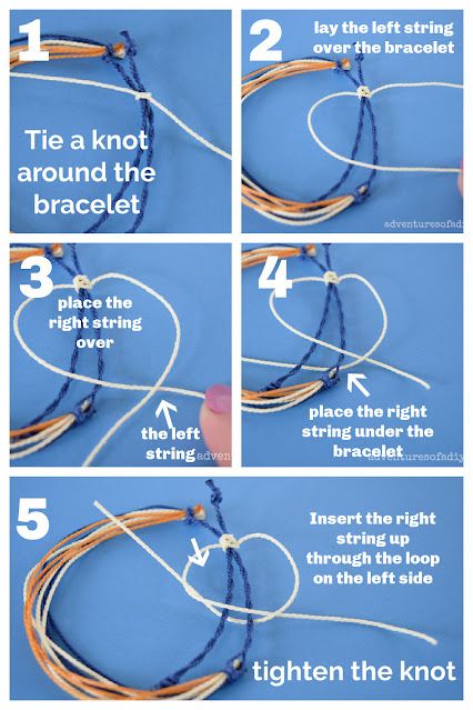 How To Do A Sliding Knot, How To End A Friendship Bracelet Sliding Knot, How To Make A Bracelet Adjustable Easy, How To Tie Adjustable Bracelet Knot, How To Make A Thick Knotted Bracelet, Self Tightening Bracelet Knot, Adjustable Knots For Bracelets, How To Make Adjustable Bracelets Sliding Knot, Bracelets Adjustable Sliding Knot