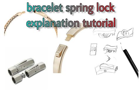 Spring lock tutorial Lock Bracelet, Spring Bracelet, Tutorial Video, 3d Modeling, Box Spring, My Youtube Channel, Jewellery Making, Matrix, Youtube Channel