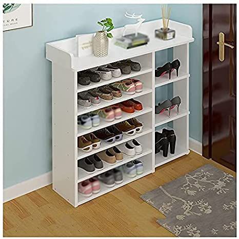 Wooden Shoe Rack Designs, Ideas For Entryway, Shoes Boxes, Rak Kasut, Shoe Rack Ideas, Vertical Shoe Rack, Wooden Shoe Rack, Rack Living Room, Closet Clutter