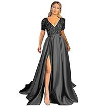 Women Ball Gown, Long Sleeve Prom Dresses, Wedding Guest Dresses For Women, Sleeve Prom Dresses, Long Sleeve Prom, Sequin Prom Dresses, Satin Bridesmaid Dresses, Wedding Guest Dresses, Dress With Pockets