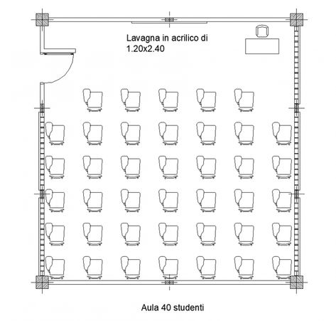 College classroom detail plan layout file Architecture College Plan, 21st Century Classroom Design, High Tech Classroom, Classroom Floor Plan, Preschool Classroom Layout, Active Learning Classroom, University Classroom, Seating Chart Classroom, College Classroom