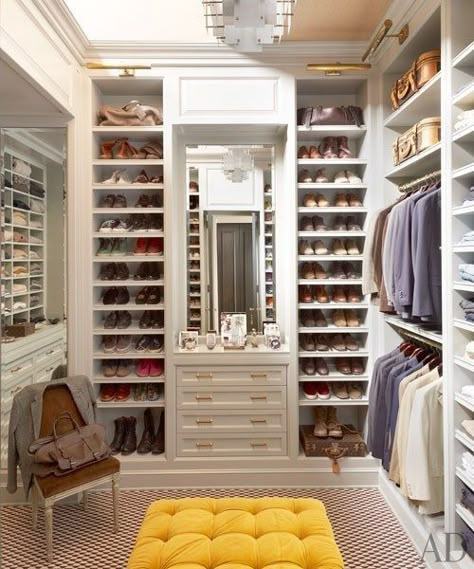 Love the modern light, combined with traditional trim....walk in closet 10 x 6 | Walk in closet | Home is where the heart is Primary Closet, Closet Idea, Closet Build, A Walk In Closet, Dressing Room Closet, Walking Closet, Home Closet, Closet Renovation, Closet Remodel