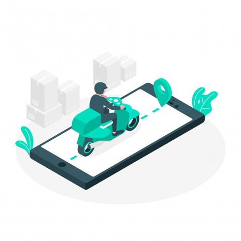 Top 5 Delivery Trends for 2020. E-Commerce emergence has increased the… | by Sarah Mathews | Medium 광고 디자인, Isometric Illustration, Delivery App, Concept Illustration, Graphic Editing, App Development Companies, Blender 3d, 로고 디자인, Food Delivery