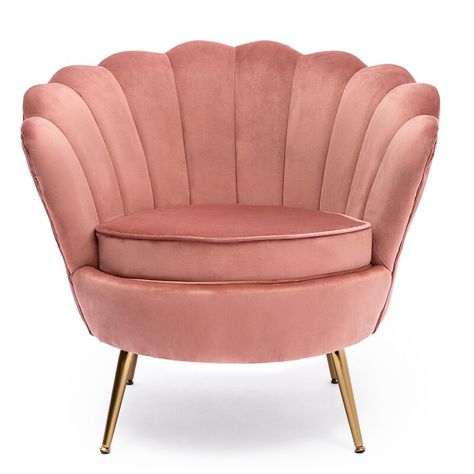 Pink Velvet Chair, Living Room Chaise, Velvet Lounge Chair, Chair Parts, Shell Chair, Velvet Chair, Modern Armchair, Antique Pink, Varanasi