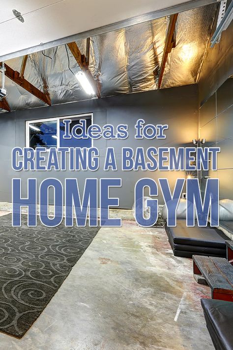 Exercise Room Basement, Workout Rooms Basement, Cute Gym Room Ideas, Home Gym In Basement Ideas, Unfinished Basement Gym Workout Rooms, Rustic Workout Room, Small Home Gym Design Basement, Work Out Area At Home, Home Gym Decor Basement