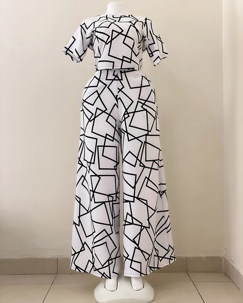 Two piece sets now available at 90,000ugx. #madeinuganda Different sizes and prints available. Shop location Mabirizi Complex B17. 0706014499 African Print Skirt Outfits, Two Piece Outfits Pants Classy, Two Piece Outfits Skirt, Chitenge Outfits, Best Flirting Lines, Ankara Skirt Styles, Violet Design, Flirting Lines, Printed Skirt Outfit